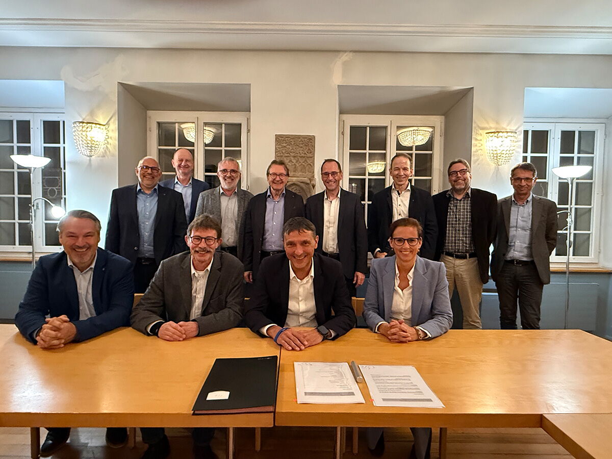 Unterzeichnung Fernwärmevertrag Unteres Wiggertal